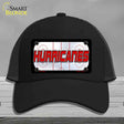HURRICANES Graphic Novelty License Plate Hat HAT-MLP-14661 Mesh Black