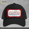 PANTHERS Graphic Novelty License Plate Hat HAT-MLP-14668 Mesh Black