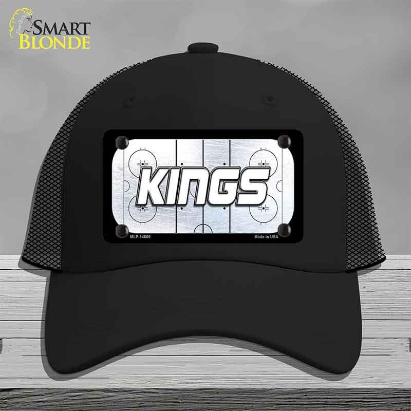 KINGS Graphic Novelty License Plate Hat HAT-MLP-14669 Mesh Black
