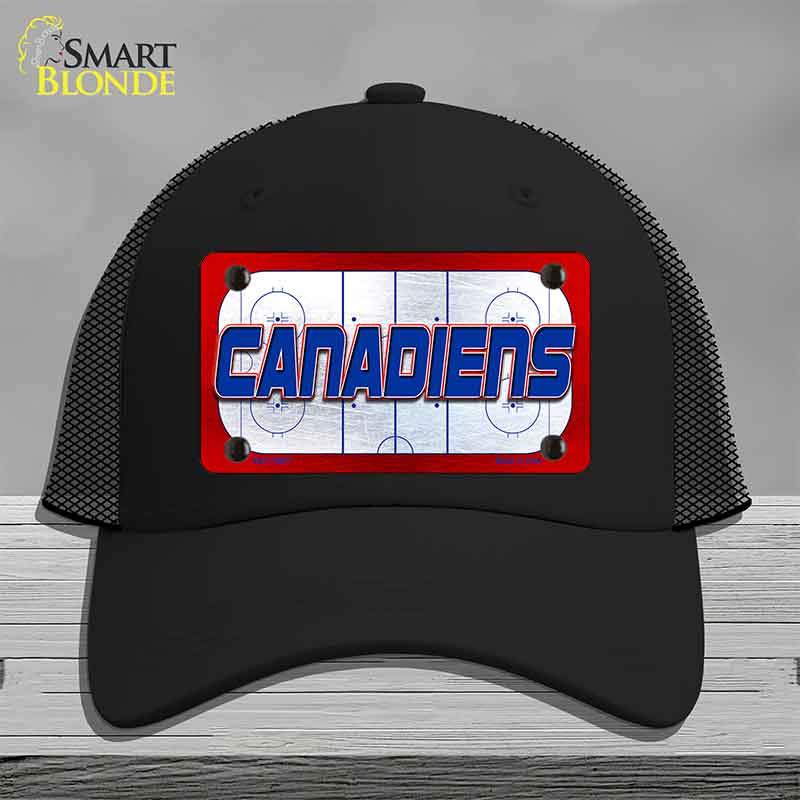 CANADIENS Graphic Novelty License Plate Hat HAT-MLP-14671 Mesh Black