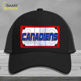 CANADIENS Graphic Novelty License Plate Hat HAT-MLP-14671 Mesh Black