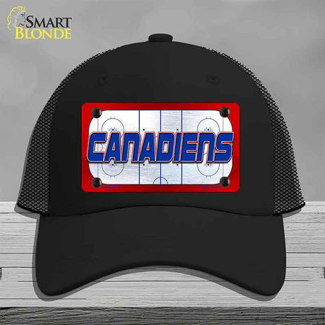 CANADIENS Graphic Novelty License Plate Hat HAT-MLP-14671 Mesh Black
