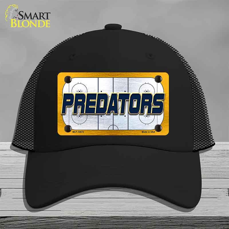 PREDATORS Graphic Novelty License Plate Hat HAT-MLP-14672 Mesh Black