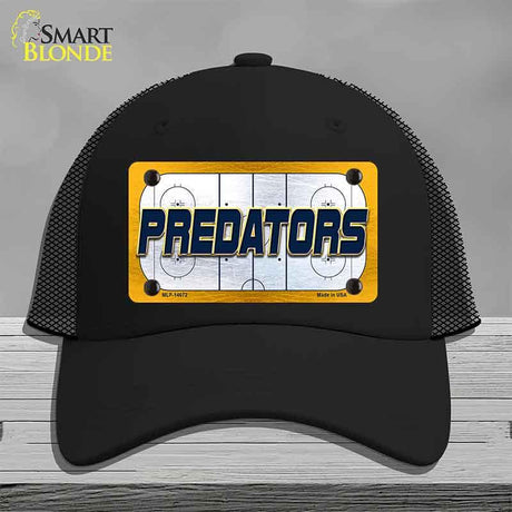 PREDATORS Graphic Novelty License Plate Hat HAT-MLP-14672 Mesh Black