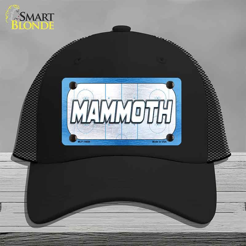 MAMMOTH Graphic Novelty License Plate Hat HAT-MLP-14684 Mesh Black