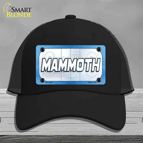 MAMMOTH Graphic Novelty License Plate Hat HAT-MLP-14684 Mesh Black