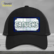 CANUCKS Graphic Novelty License Plate Hat HAT-MLP-14685 Mesh Black