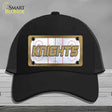 KNIGHTS Graphic Novelty License Plate Hat HAT-MLP-14686 Mesh Black