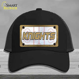 KNIGHTS Graphic Novelty License Plate Hat HAT-MLP-14686 Mesh Black