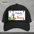 Tequila Makes Her Clothes Fall Off Novelty License Plate Hat Mesh / Black