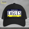 Eagles Pennsylvania State Novelty License Plate Hat Mesh / Black