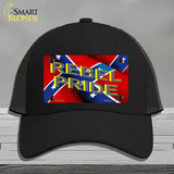 Rebel Pride Novelty License Plate Hat Mesh / Black