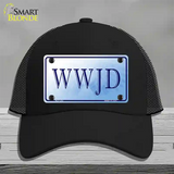 WWJD Novelty License Plate Hat Mesh / Black