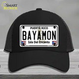 Bayamon Novelty License Plate Hat Mesh / Black