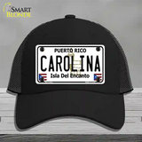 Carolina Novelty License Plate Hat Mesh / Black
