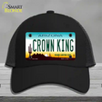 Crown King Novelty License Plate Hat Mesh / Black