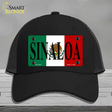 Sinaloa Novelty License Plate Hat Mesh / Black