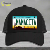 Mamacita Arizona Novelty License Plate Hat Mesh / Black
