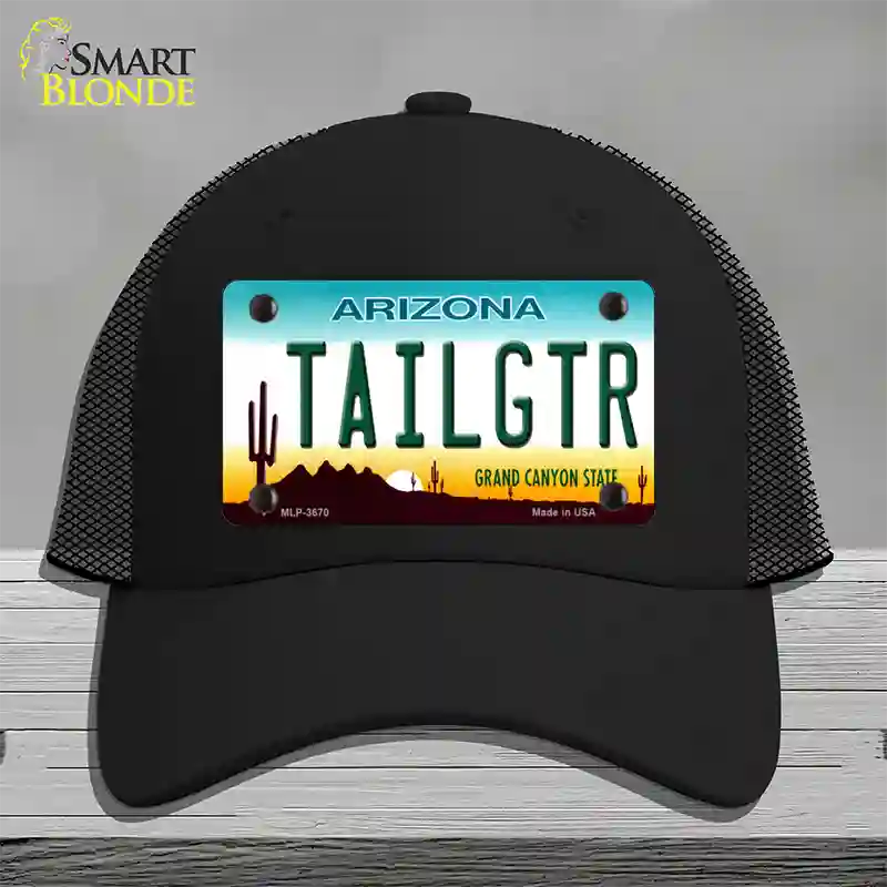 Tailgtr Arizona Novelty License Plate Hat Mesh / Black