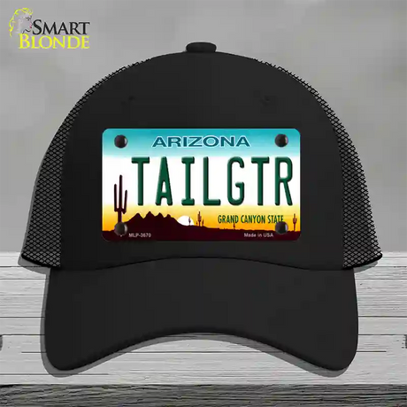 Tailgtr Arizona Novelty License Plate Hat Mesh / Black