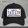 Tailgtr North Carolina Novelty License Plate Hat Mesh / Black