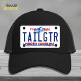 Tailgtr North Carolina Novelty License Plate Hat Mesh / Black