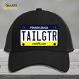 Tailgtr Pennsylvania Novelty License Plate Hat Mesh / Black