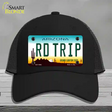 Rd Trip Arizona Novelty License Plate Hat Mesh / Black