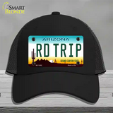 Rd Trip Arizona Novelty License Plate Hat Mesh / Black