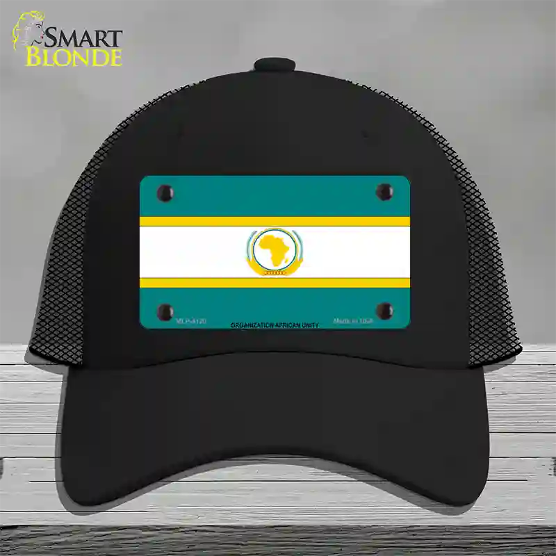 Organization African Unity Flag Novelty License Plate Hat Mesh / Black