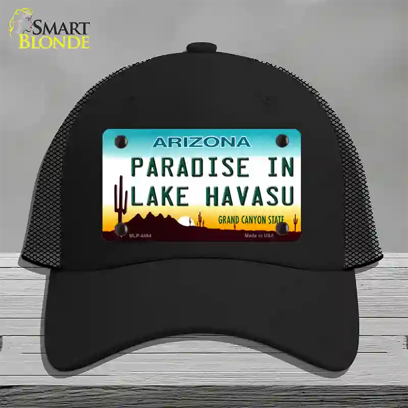 Paradise In Lake Havasu Arizona Novelty License Plate Hat Mesh / Black