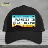 Paradise In Lake Havasu Arizona Novelty License Plate Hat Mesh / Black