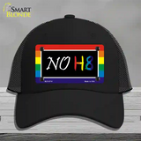 NO H8 Novelty License Plate Hat Mesh / Black