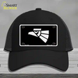 Made In Mexico Eagle Novelty License Plate Hat Mesh / Black