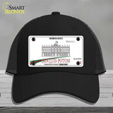 San Luis Potosi Mexico Novelty License Plate Hat Mesh / Black