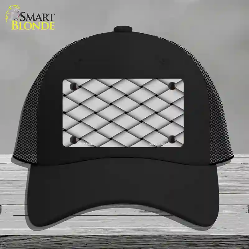Weave Customizable Novelty License Plate Hat Mesh / Black