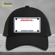Louisiana Sportsman Blank Plate Novelty License Plate Hat Mesh / Black