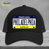 Philadelphia Pennsylvania State Novelty License Plate Hat Mesh / Black