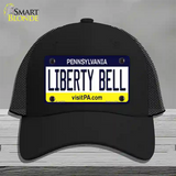 Liberty Bell Pennsylvania State Novelty License Plate Hat Mesh / Black