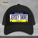 Jersey Shore Pennsylvania State Novelty License Plate Hat Mesh / Black