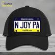 N Joy Pennsylvania State Novelty License Plate Hat Mesh / Black