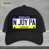 N Joy Pennsylvania State Novelty License Plate Hat Mesh / Black