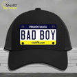 Bad Boy Pennsylvania State Novelty License Plate Hat Mesh / Black