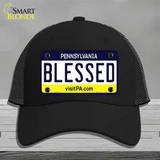 Blessed Pennsylvania State Novelty License Plate Hat Mesh / Black