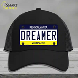 Dreamer Pennsylvania State Novelty License Plate Hat Mesh / Black