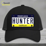 Hunter Pennsylvania State Novelty License Plate Hat Mesh / Black