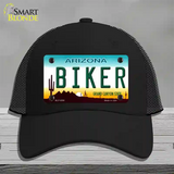 Arizona Biker Novelty License Plate Hat Mesh / Black
