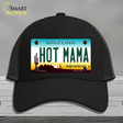 Arizona Hot Mama Novelty License Plate Hat Mesh / Black