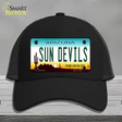Arizona Sun Devils Novelty License Plate Hat Mesh / Black