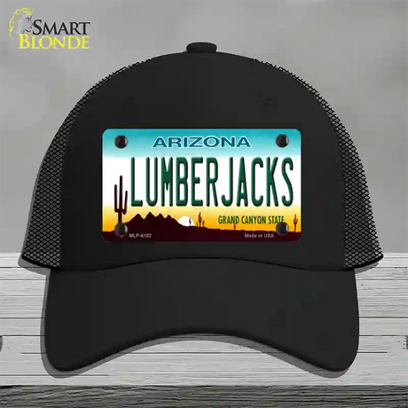Arizona Lumberjacks Novelty License Plate Hat Mesh / Black